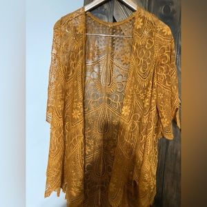 Lace beach cover, size Small